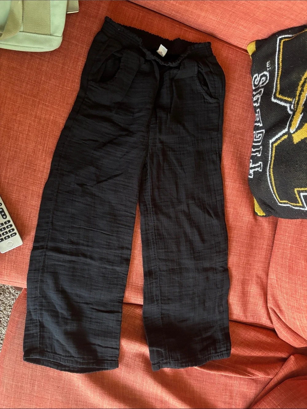 Old Navy Black Kids Casual Elastic-Waist Pants